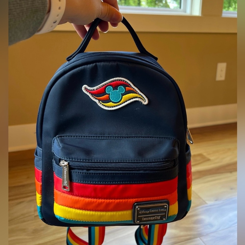 Loungefly Disney Cruise Line Rainbow Backpack
